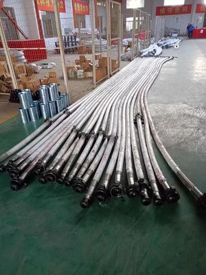 304 स्टेनलेस कवर हैमर यूनियन कनेक्शन के साथ 1" 5000psi बख़्तरबंद ड्रिलिंग नली