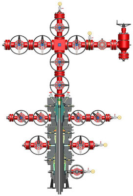 गुणवत्ता  API 6A Anti Corrosion Wellhead And Christmas Tree 3 1/8" 5000PSI कारखाना