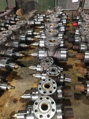 9 इंच चोक किल मैनिफोल्ड एडजस्टेबल वेलहेड चोक वाल्व के साथ