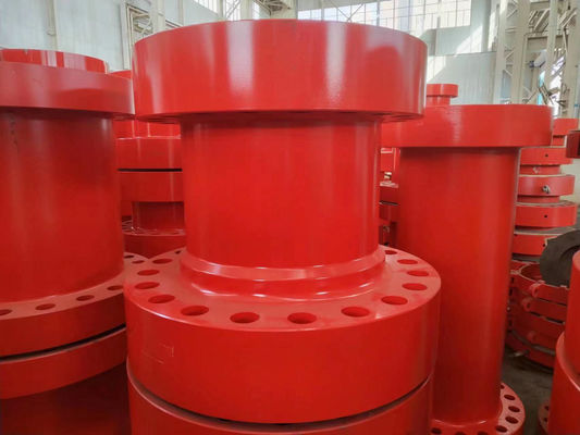 API 6A डबल स्टडेड अडैप्टर आसान सुरक्षित कास्ट आयरन फ्लैंज अडैप्टर