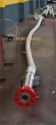 स्टेनलेस स्टील सुरक्षात्मक लचीला ढक्कन के साथ चोक लाइन के लिए 3 1/16 ̊ flanged, 10000 पीएसआई Coflexip नली एपीआई 16C