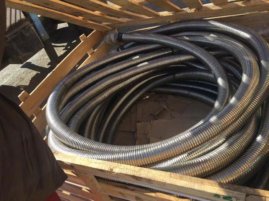 304 स्टेनलेस कवर हैमर यूनियन कनेक्शन के साथ 1" 10000psi बख्तरबंद आग प्रतिरोध बीओपी नियंत्रण नली