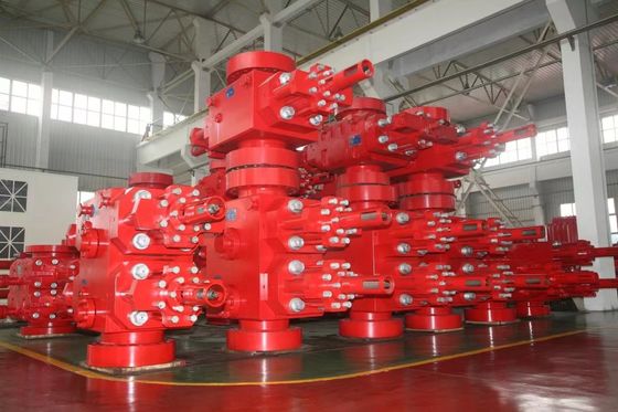 कुँए नियंत्रण उपकरण 5000PSI 35Mpa डबल राम बोप एपीआई मानक बोप ब्लोआउट रोकथाम