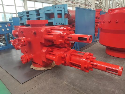 13 5/8&quot; - 15000psi Shaffer प्रकार ब्लो आउट रोकथाम प्रणाली डबल राम बूस्टर सिलेंडर के साथ