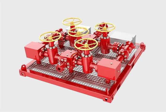 रेड स्ट्रोक एंड किल मैनिफोल्ड एपीआई 16 सी 6 ए 2 1/16' 3000 - 20000psi